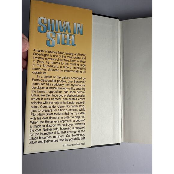 Shiva in Steel (Berserker Ser.; bk 14) by Fred Saberhagen (1998, Hardcover) - Picture 7 of 9